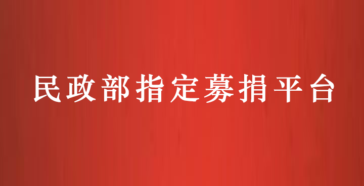 民政部指定的慈善组织互联网募捐信息平台